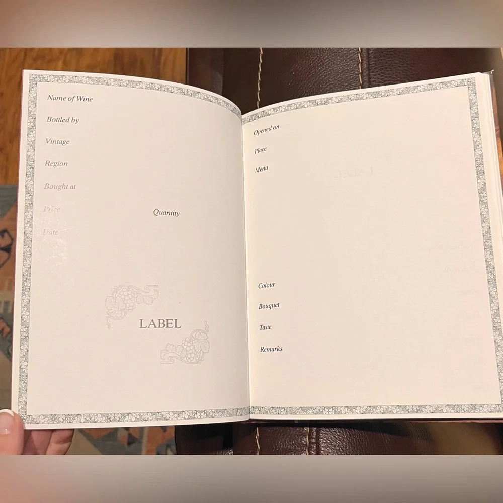 💜NEW Wine Record Book